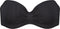 Beachlife Black Swirl - Dames Bikinitopje - Voorgevormde cups Beugel Afneembare Schouderbanden - Zwart