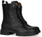 Mexx Holea Glad Boots - Enkellaarzen - Ronde neus - Zwart - Maat 40