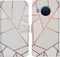 iMoshion Hoesje Geschikt voor Nokia X20 / X10 Hoesje Met Pasjeshouder - iMoshion Design Softcase Bookcase - Wit / Meerkleurig / Goud / White Graphic