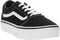 VANS WM Ward Platform (Canvas) Black/White -Maat 36