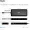 Club 3D - Thunderbolt 4 Docking Station 11-in-1 - 3x Thunderbolt 4 type-C 2x USB 3.2 (Gen2 10Gb/s)