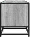 vidaXL - Tv-meubel - 120x35x41 - cm - bewerkt - hout - metaal - grijs - sonoma - eiken