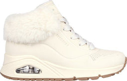Skechers UNO-FALL AIR - Hoge Sneakers - Maat 32 - Crème