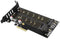 Axagon PCEM2-DC - PCIe NVMe+SATA M.2 adapter - 2 poorten met actieve koeling