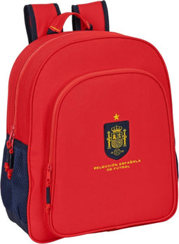 Schoolrugzak RFEF Rood Blauw (32 x 38 x 12 cm)