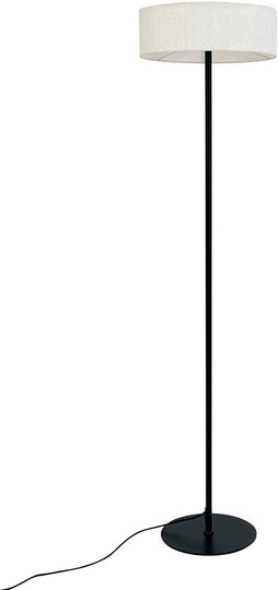 Dyberg Larsen Calix - Vloerlamp - Stoffen kap - Nature/Black