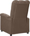 vidaXL Leunstoel stof taupe