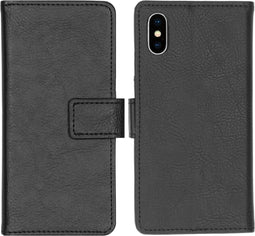 iMoshion Hoesje Geschikt voor iPhone Xs / X Hoesje Met Pasjeshouder - iMoshion Luxe Bookcase - Zwart