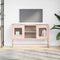 vidaXL - Tv-meubel - 100,5x39x60,5 - cm - staal - roze