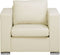 HELSINKI - Fauteuil - Beige - Leer