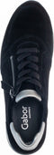 Gabor 76.528.67 - Lage sneakers - Suède - Chunky zool - Zwart - Maat 36