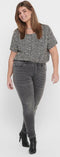 ONLY CARMAKOMA Caraugusta Life HW SK DNN BJ312 Dames Jeans Skinny - High waist - Stretchy - Maat 48