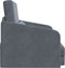 vidaXL - Ligbed - Sofa - 2-in-1 - Donkergrijs - 65x80x83 - cm - Fluweel