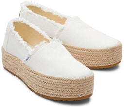 TOMS Shoes VALENCIA - Instappers - Wijdte G - Uitneembaar voetbed - Wit/beige - Maat 38