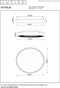 Lucide ESTREJA - Plafonnière - Ø 40 cm - LED 3 StepDim - CCT 2500K/3000K - Zwart