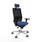 Bureaustoel Piqueras y Crespo 3D086G2 Marineblauw