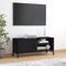 vidaXL - Tv-meubel - 90x30x40 - cm - massief - grenenhout - zwart