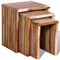 vidaXL - Tafeltjesset - gerecycled - teakhout - 3-delig