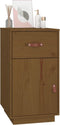 vidaXL - Bureaukastje - 40x50x75 - cm - massief - grenenhout - honingbruin