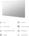 Hombli Smart Infrared Heatpanel - 600W - Infrarood verwarming met spiegel