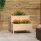 vidaXL - Plantenbak - 84,5x84x75 - cm - massief - grenenhout