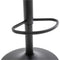 Ottawa bar Barstoel met armleuningen - 2 stuks - zwart metalen voet - vintage velours stof -