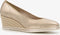 Tamaris - dames pumps - sleehak 6 cm met touwdetails - goud