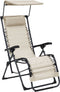 vidaXL - Terrasstoelen - 2 - st - inklapbaar - textileen - crèmekleurig