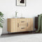 vidaXL - Dressoir - 100x36x60 - cm - bewerkt - hout - sonoma - eikenkleurig