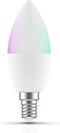 Qnect slimme Wi-Fi LED kaars - E14 - 2 stuks 380 lumen