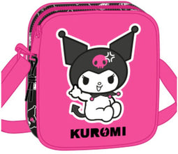 Safta Kuromi Mini Schoudertas - 18 x 16 x 4 cm - Polyester - Roze