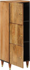 vidaXL - Hoge - kast - 40x33x110 - cm - massief - mangohout