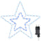 Kerstster met 72 LED Koud Wit 51.5 x 50 x 0.65 cm IJzer