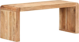 vidaXL - Bankje - 110x38x46 - cm - massief - acaciahout