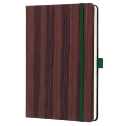 Sigel agenda 2024 - Conceptum - A5 - 2 pagina's / 1 week - Nature dark wood - SI-C2476