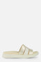 Ecco Flowt Slippers - Slides - Leer - Wit - Maat 39