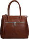 Gigi Fratelli Dames Leren Schoudertas iPad Romance Business ROM8005 Brandy