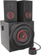 Genesis Helium 610BT - Speakers 2.1 - 60W RMS - Zwart Rood