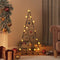 vidaXL - Kerstdecoratie - kerstboom - 90 - cm - metaal - zwart