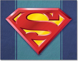 Metalen Retro Bord Superman Logo
