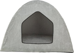 Trixie Jonna Vital - Hondenmand Tent - Orthopedisch - Ribstof Lichtgrijs 75X55X55 cm