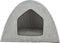 Trixie Jonna Vital - Hondenmand Tent - Orthopedisch - Ribstof Lichtgrijs 75X55X55 cm