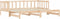 vidaXL - Slaapbank - met - onderschuifbed - 80x200 - cm - massief - grenenhout