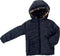 SOMEONE TIGRIS - Meisjes Jas - Met capuchon - Navy blauw met panterprint