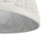 vidaXL Hanglamp E27 Ø50 cm wit en zilver