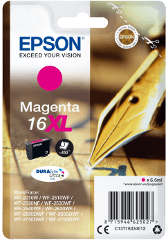 Epson Workforce 16XL - Inktcartridge - DURABrite Ultra - Magenta