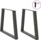 vidaXL - Eettafelpoten - 2 - st - V-vormig - 70x(72-73,3) - cm - staal - antraciet