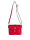 Pia Sassi - Leren Handtas - 25 x 19 x 8 cm - Rood