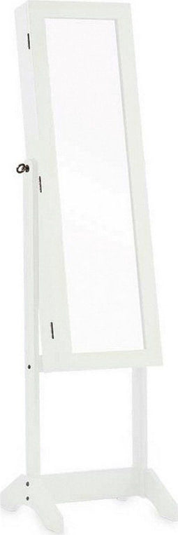 Spiegel Sieradenhouder Wit Hout MDF (36 x 140 x 36,5 cm)