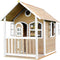 AXI Alex Speelhuis in Bruin/Wit - FSC hout - Houten Speelhuisje voor de tuin / buiten - Tuinhuisje met veranda voor kinderen - 10 jaar garantie